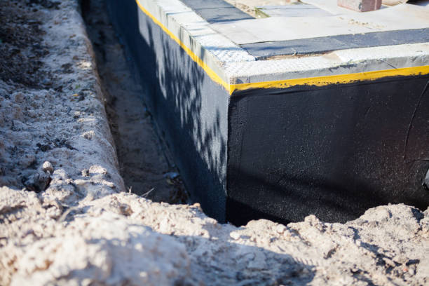 Residential Waterproofing installation at a Westport, IN home by SJ Waterproofing Pros